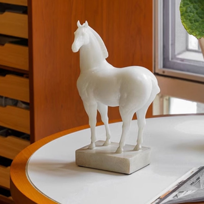 Office Furniture Rental - Estátua de Cavalo Decorativa, Escultura de