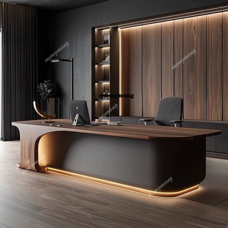 Office Furniture Rental - Mesa de Escritório Executiva de Designer