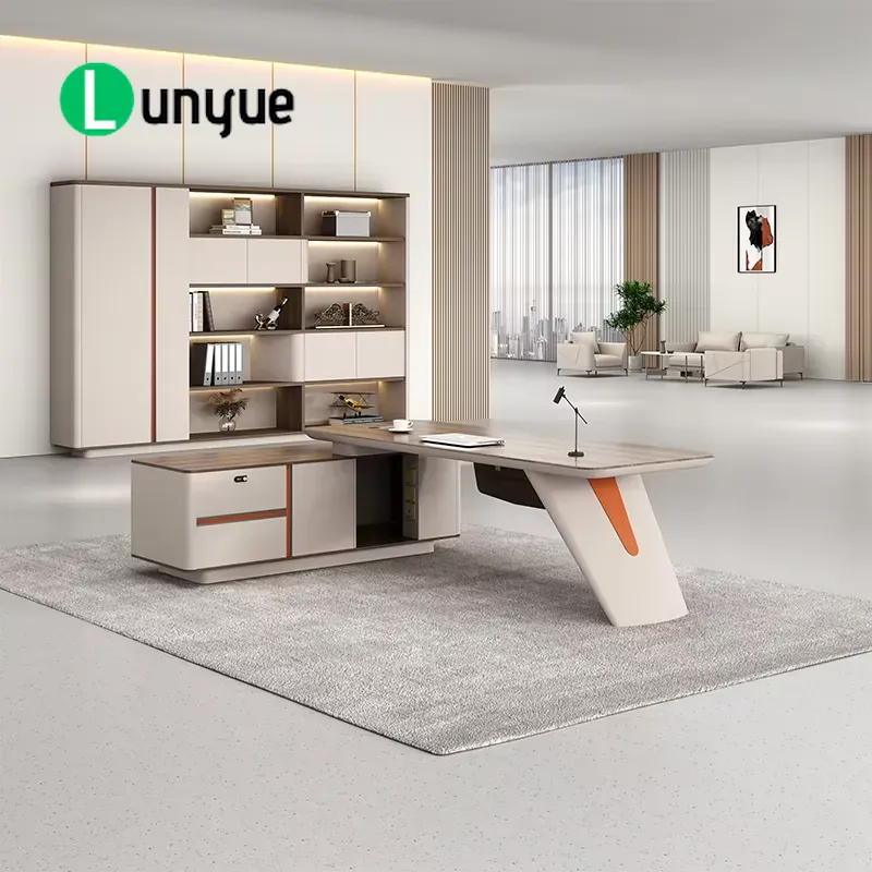 Office Furniture Solutions - Mesa Executiva Moderna de Luxo para