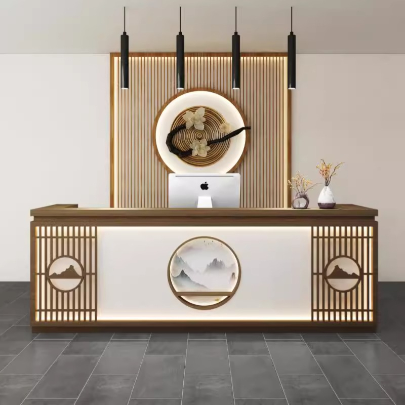 Office Furniture In Usa - Balcão de Recepção Clássico Simples Estilo