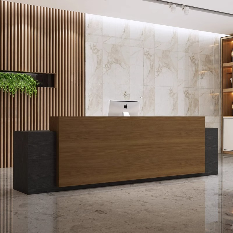 Office Furniture In Usa - Balcão de Recepção Clássico Simples para