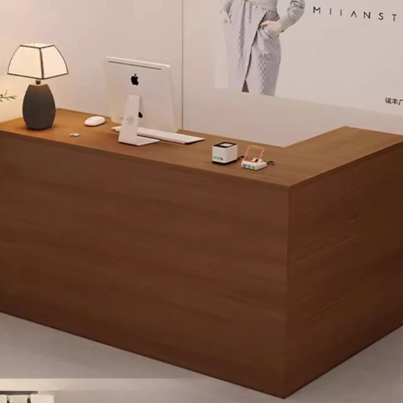 Balcões de Recepção Curvos par - Office Furniture Rental avaliação e preço