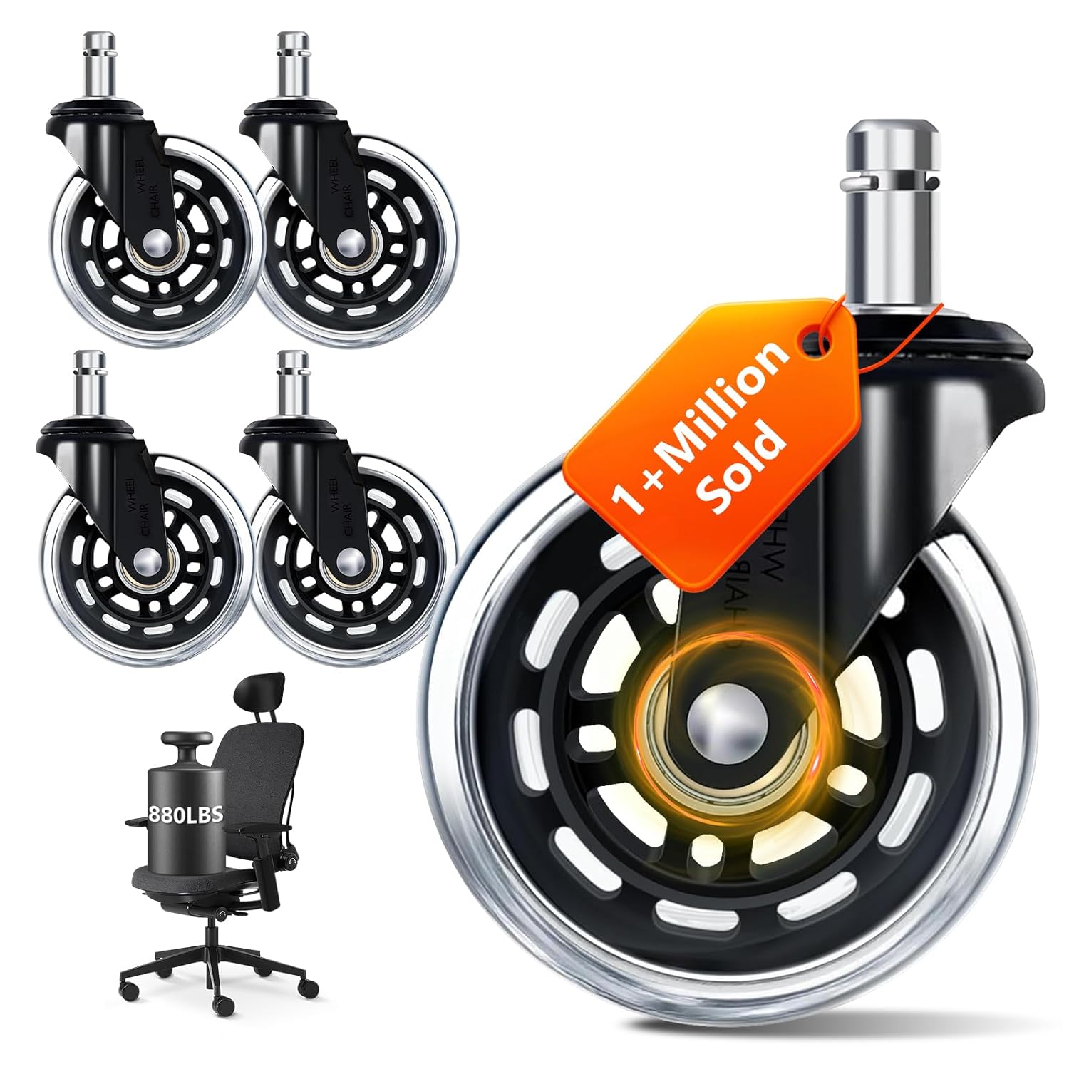Rodas para Cadeira de Escritór - Office Furniture Solutions avaliação e preço
