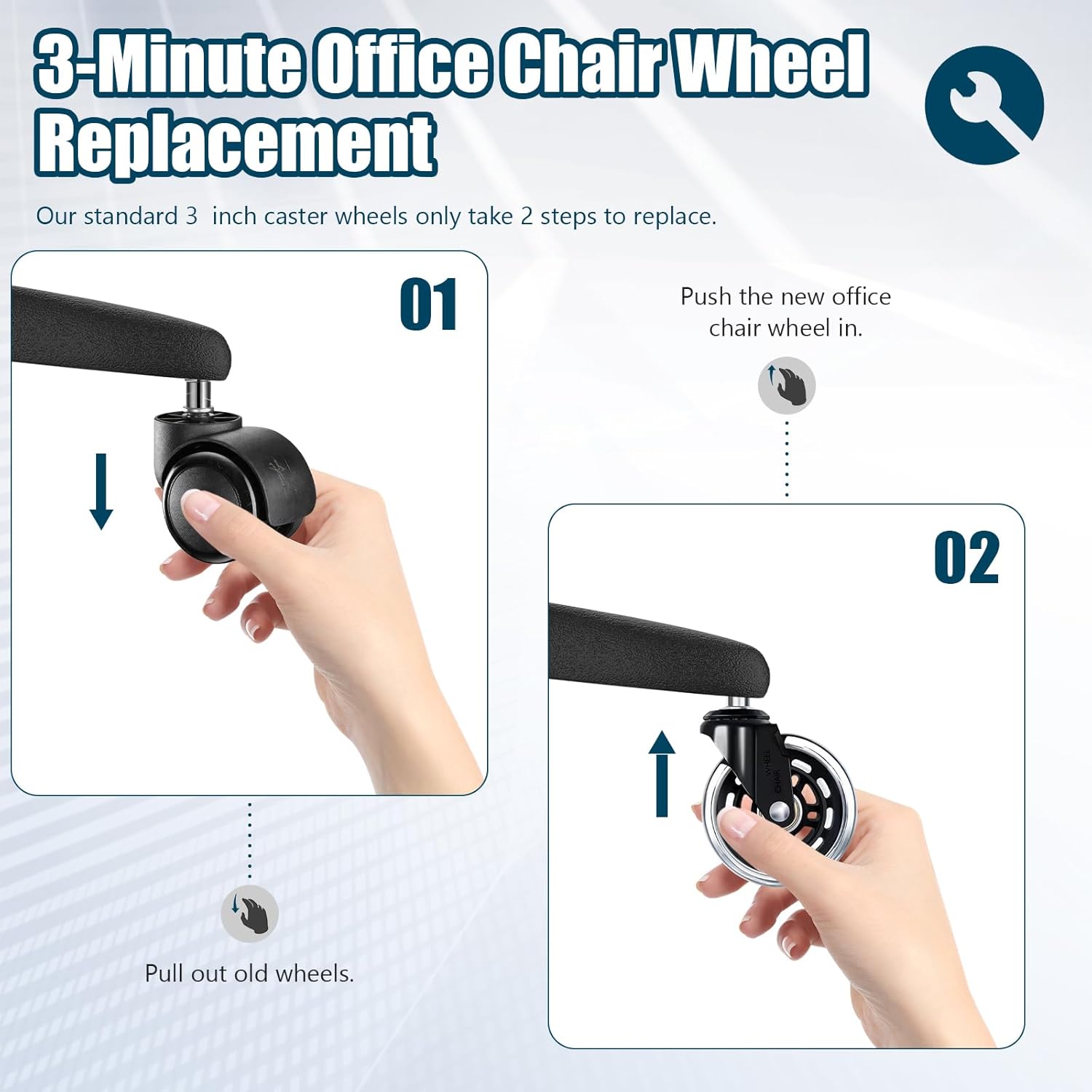 Rodas para Cadeira de Escritór - Office Furniture Solutions avaliação e preço