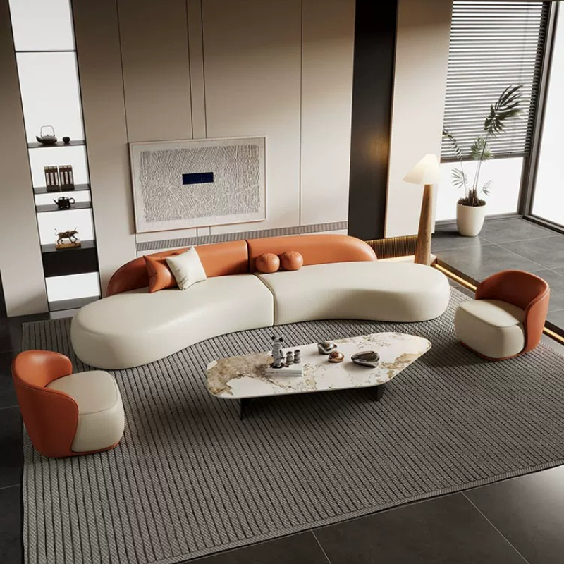Sofá Curvo de Luxo Italiano Mo - Office Furniture Luxury avaliação e preço