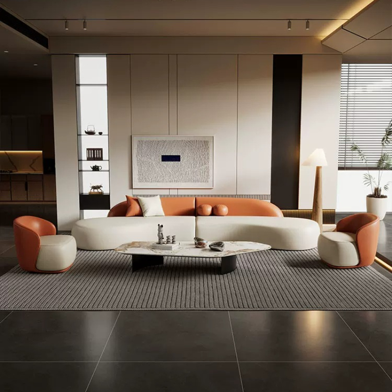 Sofá Curvo de Luxo Italiano Mo - Office Furniture Luxury avaliação e preço