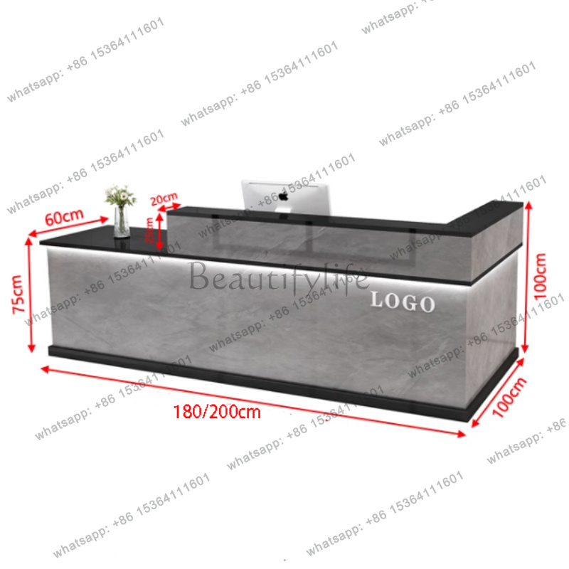 Balcão de Recepção de Luxo FG  - Office Furniture In Usa avaliação e preço
