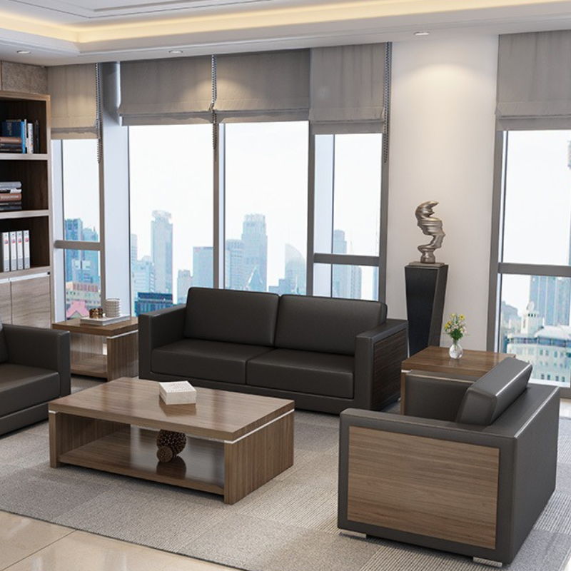 Sofás de escritório de couro d - Office Furniture Luxury avaliação e preço