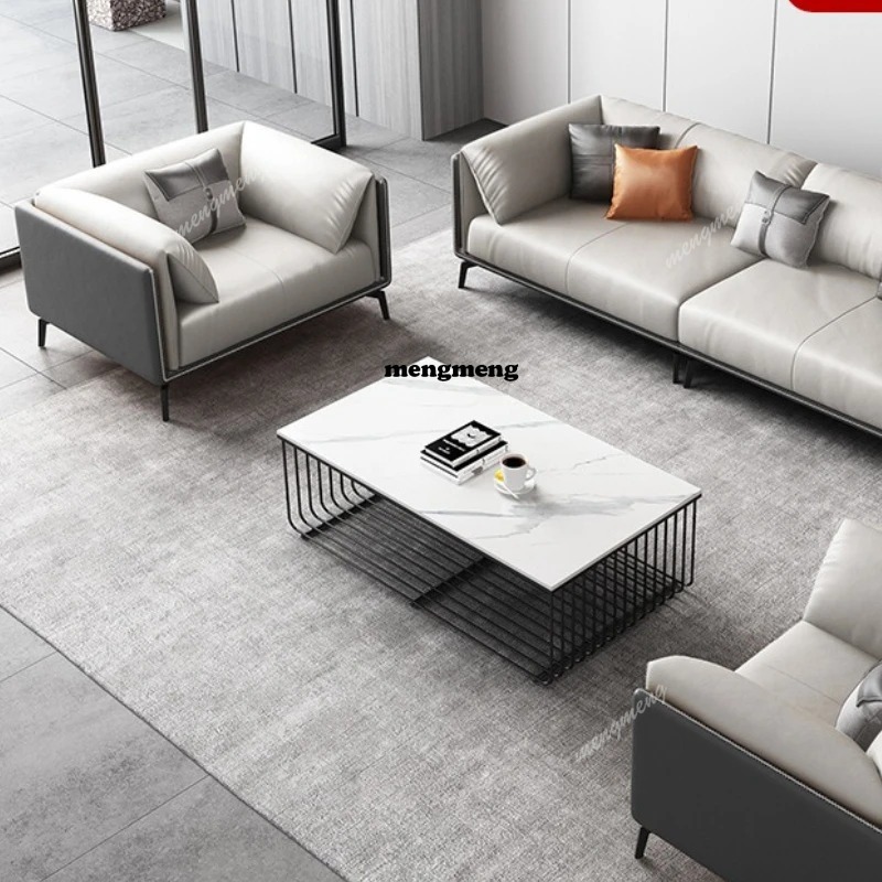 Sofás de Escritório em Couro p - Office Furniture Luxury avaliação e preço