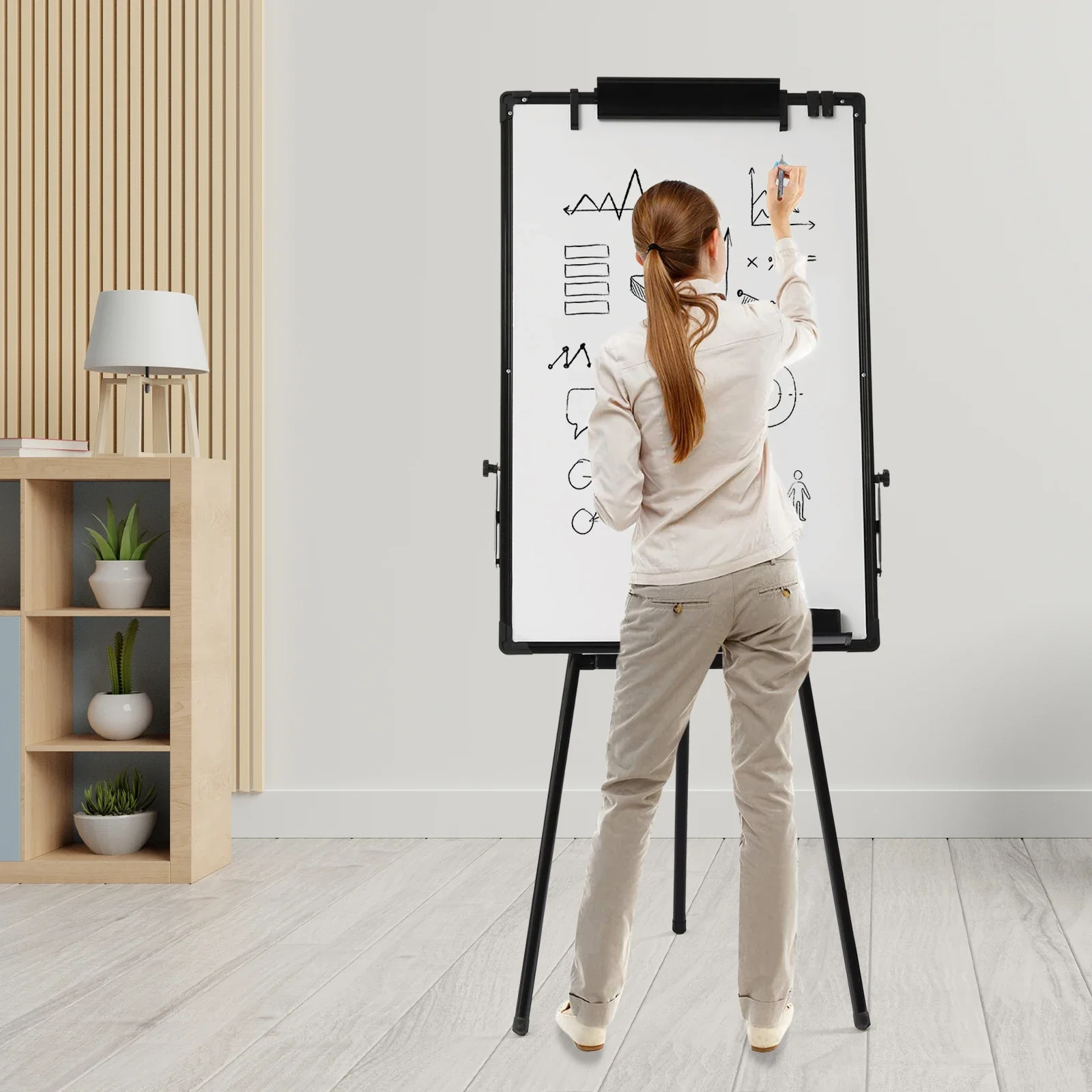 Quadro Branco Magnético Portát - Whiteboard Easel Tripod avaliação e preço