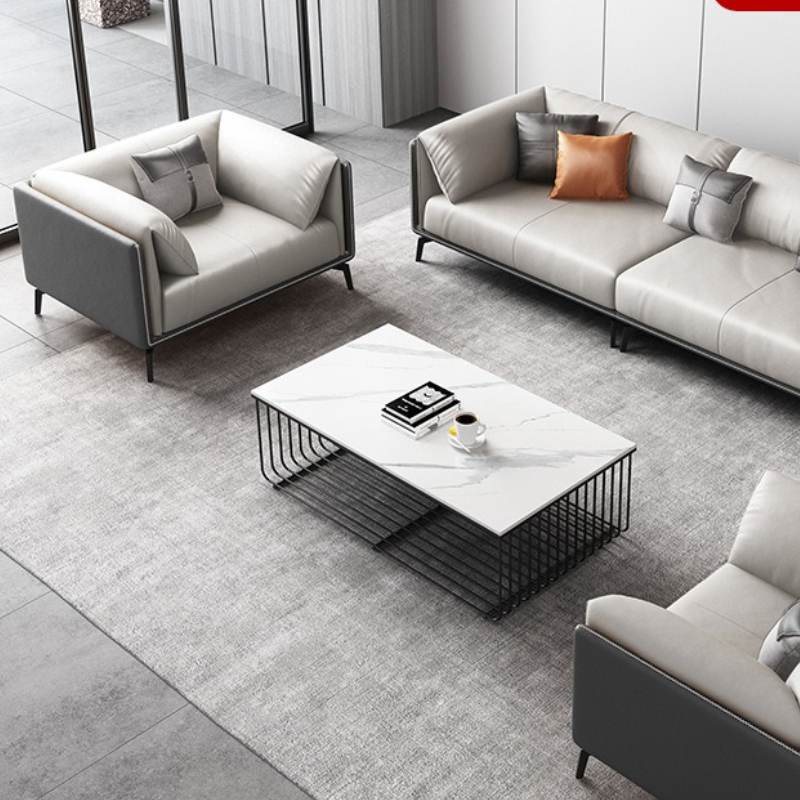 Sofás de escritório de negócio - Office Furniture Luxury avaliação e preço