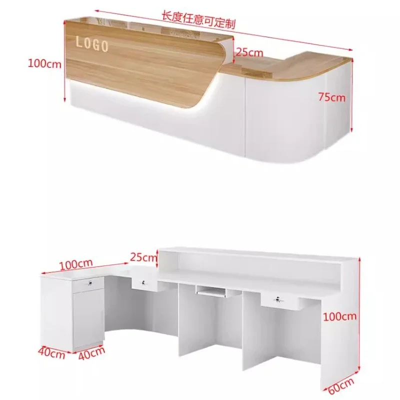 Balcão de Recepção de Luxo par - Office Furniture In Usa avaliação e preço