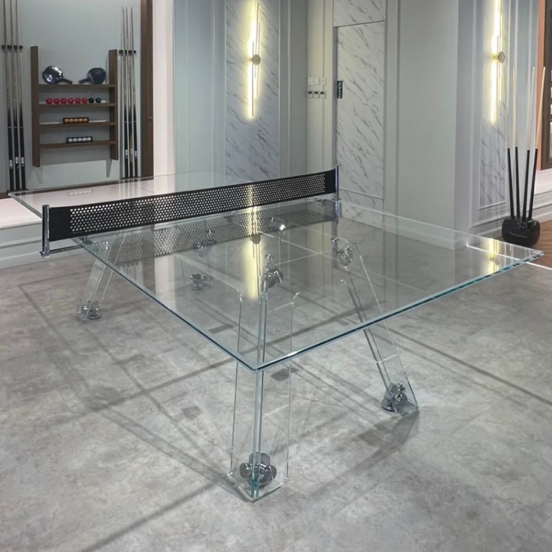 Mesa de Ping-Pong de Cristal d - Office Furniture Luxury avaliação e preço