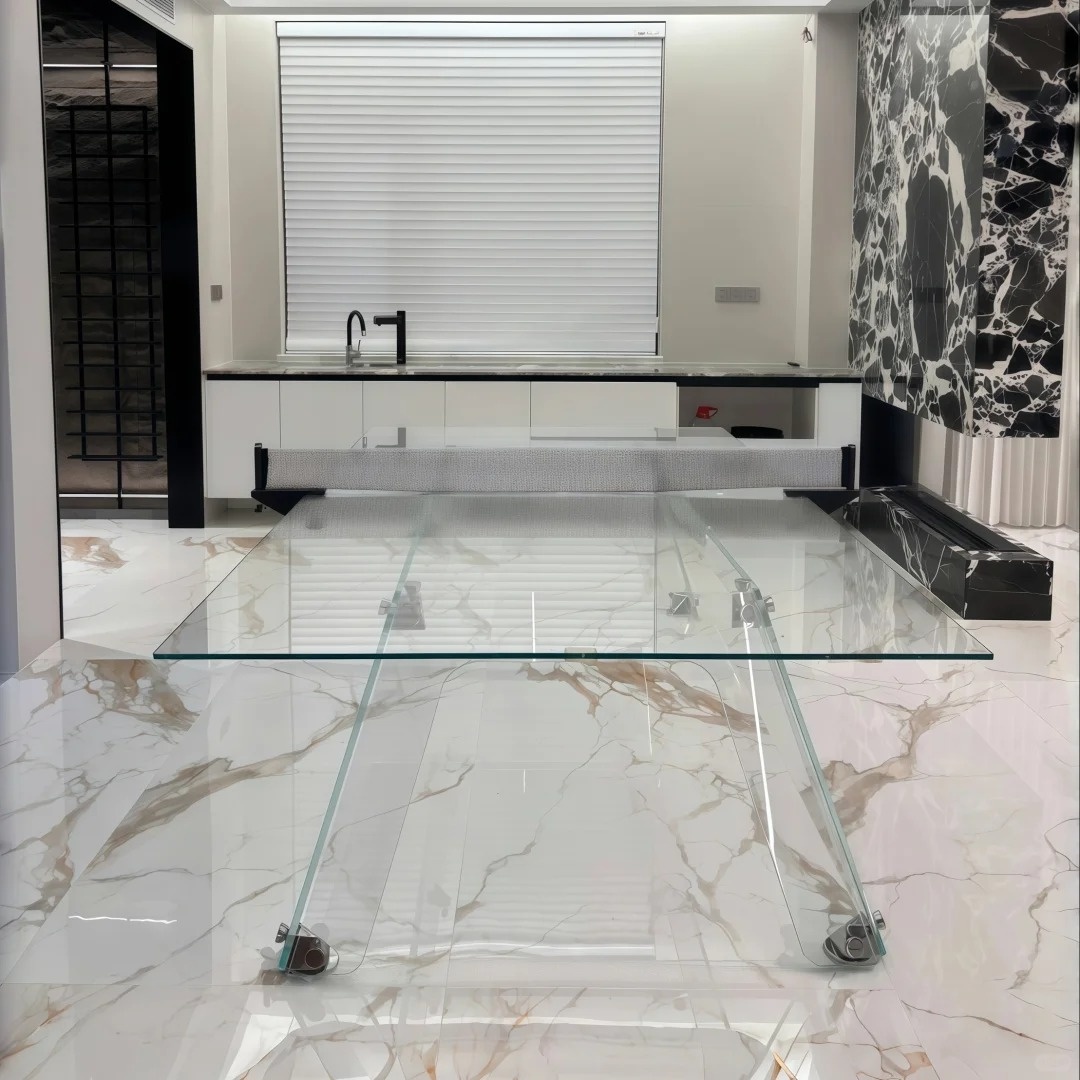 Mesa de Ping-Pong de Cristal d - Office Furniture Luxury avaliação e preço